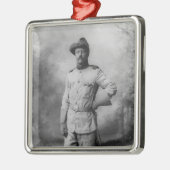 Theodore Roosevelt Metalen Ornament (Links)