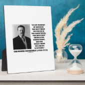 Theodore Roosevelt Moment van de beslissing Fotoplaat (Zijkant)