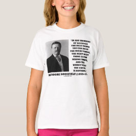 Theodore Roosevelt Moment van de beslissing T-shirt