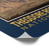 Theodore Roosevelt National Park  Emblem Poster (Hoek)
