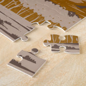 Theodore Roosevelt National Park Illustration Art Legpuzzel (Zijkant)