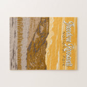 Theodore Roosevelt National Park Illustration Art Legpuzzel (Horizontaal)