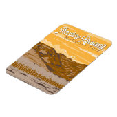 Theodore Roosevelt National Park Illustration Art Magneet (Linkerzijde)