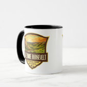 Theodore Roosevelt National Park Illustration Art Mok (Voorkant links)