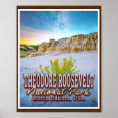 THEODORE ROOSEVELT NATIONAL PARK - NOORD DAKOTA US POSTER (Voorkant)