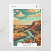 Theodore Roosevelt National Park, North Dakota, Ve Briefkaart (Voorkant / Achterkant)