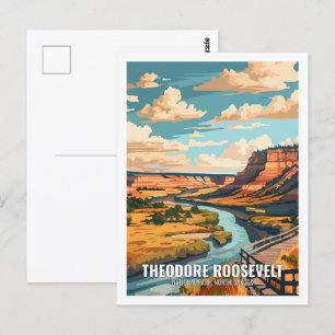 Theodore Roosevelt National Park North Dakota, Ver Briefkaart