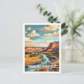 Theodore Roosevelt National Park North Dakota, Ver Briefkaart (Staand voorkant)