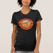 Theodore Roosevelt National Park Retro Compass T-shirt (Voorkant)
