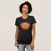Theodore Roosevelt National Park Retro Compass T-shirt (Voorkant volledig)