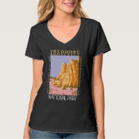 Theodore Roosevelt National Park Retro Distress