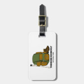 Theodore Roosevelt National Park Rugzak Bagagelabel (Voorkant verticaal)