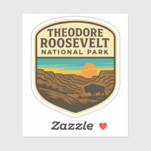 Theodore Roosevelt National Park Souvenir Sticker