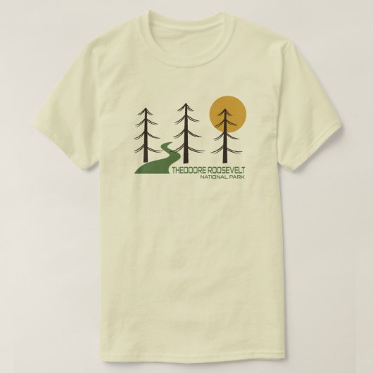 Theodore Roosevelt National Park Trail T-shirt (Design voorkant)