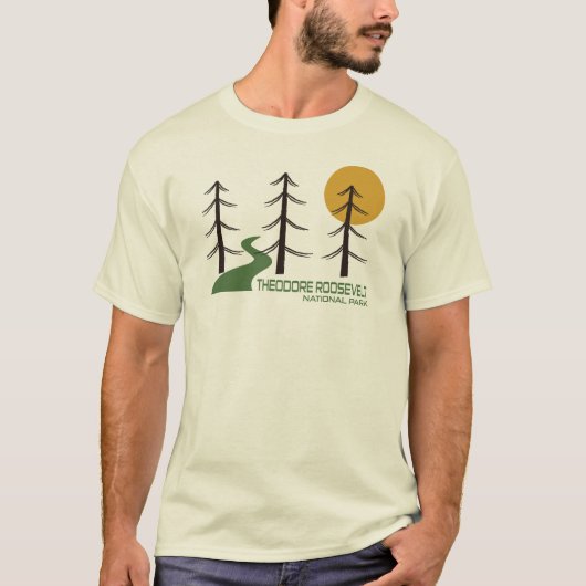 Theodore Roosevelt National Park Trail T-shirt (Voorkant)