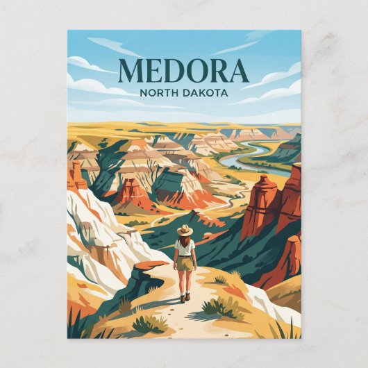 Theodore Roosevelt National Park VS Briefkaart (Voorkant)