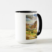 Theodore Roosevelt National Park Waterverf Mok (Voorkant rechts)