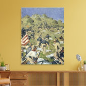 Theodore Roosevelt neemt de Saint Juan Canvas Afdruk (Insitu (Woonkamer))