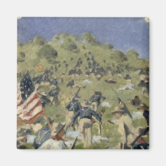 Theodore Roosevelt neemt de Saint Juan Magneet (Voorkant)