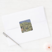 Theodore Roosevelt neemt de Saint Juan Vierkante Sticker (Envelop)