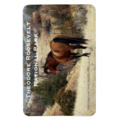 Theodore Roosevelt NP Souvenir Magnet Magneet (Verticaal)