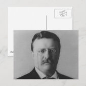 Theodore Roosevelt Portrait Briefkaart (Voorkant / Achterkant)