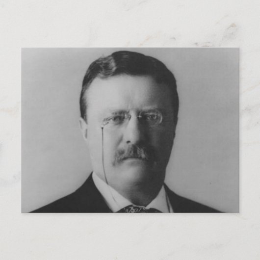 Theodore Roosevelt Portrait Briefkaart (Voorkant)