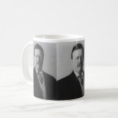 Theodore Roosevelt Portrait Koffiemok (Voorkant links)
