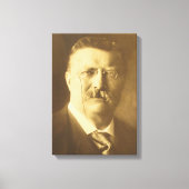 THEODORE ROOSEVELT Portret van Edward S. Curtis Canvas Afdruk (Voorkant)