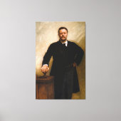 THEODORE ROOSEVELT-portret van John Singer Sargent Canvas Afdruk (Voorkant)