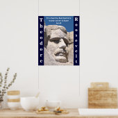 Theodore Roosevelt Poster (Keuken)