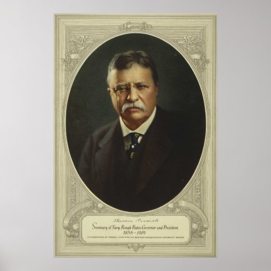 Theodore Roosevelt Poster (Voorkant)
