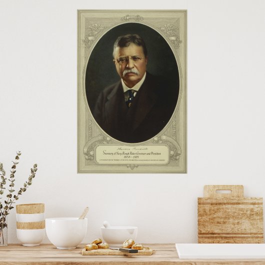 Theodore Roosevelt Poster (Keuken)