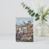 Theodore Roosevelt - Professor Geschiedenis/Regeri Visitekaartje (Staand voorkant)