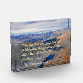 Theodore Roosevelt Quotation Fotoblokken (Links)