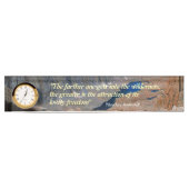 Theodore Roosevelt Quotation Naambordje (Voorkant)