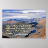 Theodore Roosevelt Quotation Poster (Voorkant)
