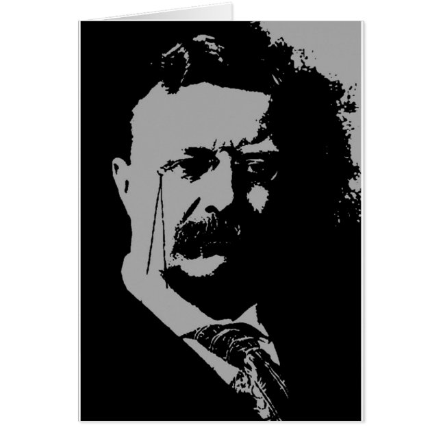 Theodore Roosevelt silhouette (Voorkant)