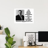 Theodore Roosevelt Stand Government Plutocracy Mob Poster (Thuiskantoor)
