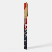 Theodore Roosevelt Stemcitaat VS Vlag iPhone Hoesje (Rechterkant)