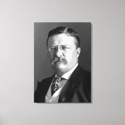 Theodore Roosevelt Teddy President Canvas Afdruk (Voorkant)