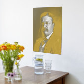Theodore Roosevelt Teddy President Folie Afdrukken (Laag (Keuken))