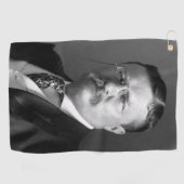 Theodore Roosevelt Teddy President Golfhanddoek (Horizontaal)