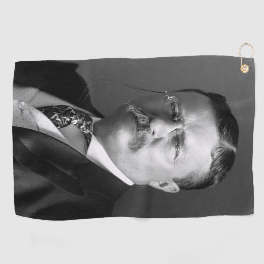 Theodore Roosevelt Teddy President Golfhanddoek (Horizontaal)