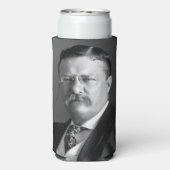 Theodore Roosevelt Teddy President Seltzer Blikjeskoeler (Seltzer Achterkant)