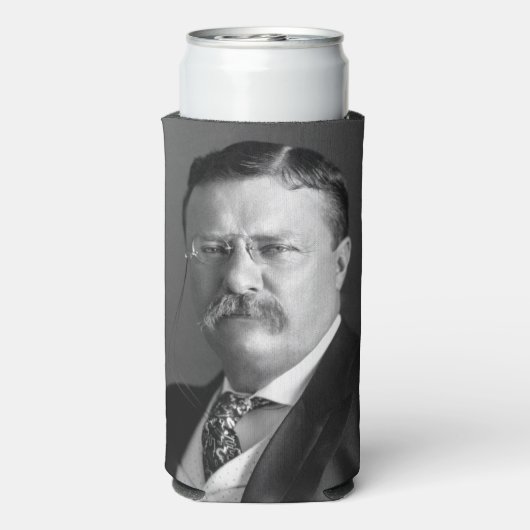 Theodore Roosevelt Teddy President Seltzer Blikjeskoeler (Seltzer Achterkant)