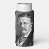 Theodore Roosevelt Teddy President Seltzer Blikjeskoeler (Seltzer Voorkant)
