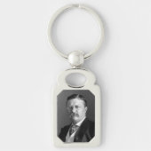 Theodore Roosevelt Teddy President Sleutelhanger (Voorkant)