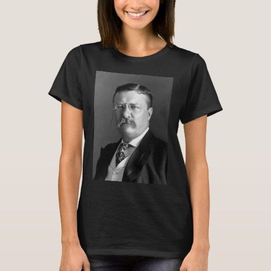 Theodore Roosevelt Teddy President T-shirt (Voorkant)