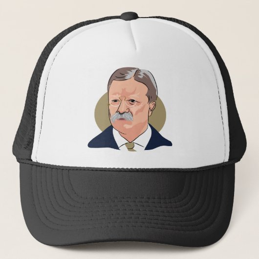 Theodore Roosevelt Trucker Pet (Voorkant)